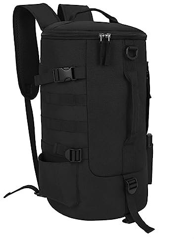 Angel-Rucksack – große Schulterbox für die Aufbewahrung von, wasserdichte Umhängetasche für Angelausrüstung im Freien mit Rutenhalter, Geschenke zum