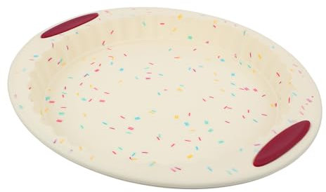 VINTORKY Silikonform zum Backen Professionelle Antihaftbeschichtete Savarin-form Hochwertiges Dickes Material Schnelle und Gleichmäßige Wärmeleitung Zufällige Farbe