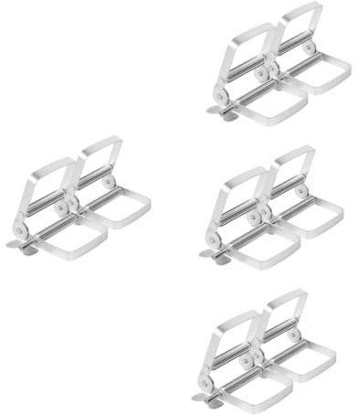 FOMIYES 4sets Metal Toothpaste Tube Squeezer for Boys and Girls Flavourless Toothpaste Dispenser Salon Supplies Tooth Paste Squeeze Tool 2pcs*4