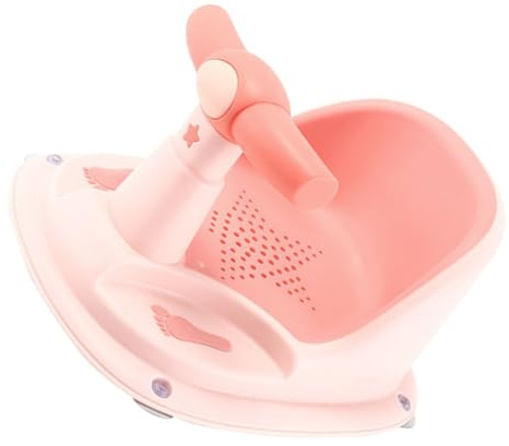 COLLBATH Babybadewannensitz Rutschfest Babybadestuhl Ergonomisch Weich für Babys Kleinkinder Langlebig Frei Sitzhilfe für Badewanne Badewannensitz mit Rutschfester Unterseite für Babys und Kleinkinder