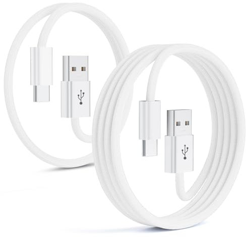 USB C Cable for Carplay, Car Play Cord for Apple iPhone 16 iPhone 15 Pro USB A to Type C Data Transfer Braided Charger Charging Cable for Android Auto Samsung S24 S23 Charge Wire [2 Pack/1+3.3 FT]