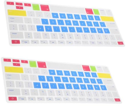 UKCOCO 2pcs Keyboard Cover for Laptop Silicone Protective Skin Compatible Keyboard Film