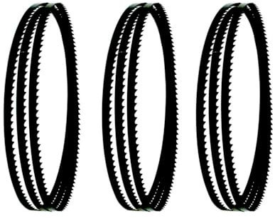 3 Stück 1810 x 6 x 0,35 mm Bandsägeblätter 4 TPI for Metabo BS 5370, BS 5378 for Kurvenschnitte