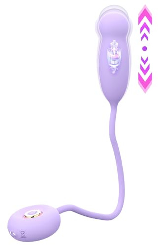 Roluck Vibro Eier für frauen,Vibrator Sex Spielzeug für die Frau Paare, 9 Modi Vibratorstarb,Mini Vibrator Bullet Vibrator mit Heizfunktion, Klitoris G-Punkt liebeskugeln Vibro Ei Sex Toys