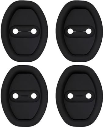 Ninisup 4PCS Car Door Lock Protection Pad for BMW X5 2004-2007,Car Silicone Door Latch Protective Cover Vehicle Lock Protector
