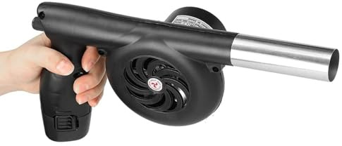 Ventilador De Mano para Barbacoa Eléctrica, Soplador Carbón 12 V con Llama Fuego, Ayuda Cocinar En Picnics Al Aire Libre, Bomba Fogatas Rápidas, Accesorios