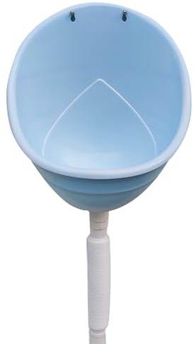 Urinoir sans eau – Urinoirs muraux en plastique pour homme, toilettes d'extérieur commerciales avec tuyau, installation sans perforation