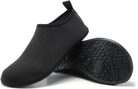HWJFDC Poolstrumpor unisex skor för yoga inomhus, fitness, snabbtorkande strandskor, simning bärbara för par, vattenlevande (K07–7 som visas, 42–43)
