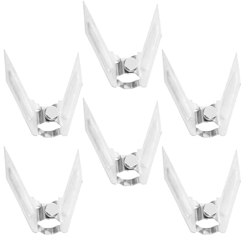 TOYANDONA Tenedores para Asar Carne de Acero Inoxidable 6 Piezas, Parrilla de Pollo para Horno y Barbacoa, Brochetas Metálicas Resistentes para Cocina Interior y Exterior
