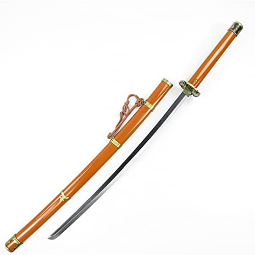 VHKJewE Spada Lunga da Samurai con Fodero, Cos Harvesting Zang, Cosplay Anime Baffi Coltello Pillola for Ginocchia di Legno