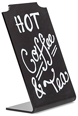 Source One Premium Slanted Chalkboard for Message Sign Made from Textured Plastic (1 Pack Large, Portrait)