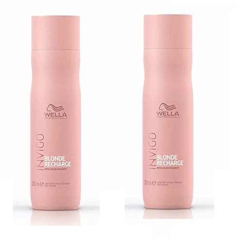 Wella INVIGO Blonde Recharge Cool Blonde Shampoo 250ml x2