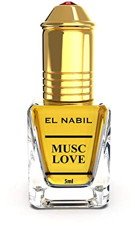 Almizcle Love 5 ml Perfume - El Nabil Misk Musc Aceite perfumado para hombres y mujeres
