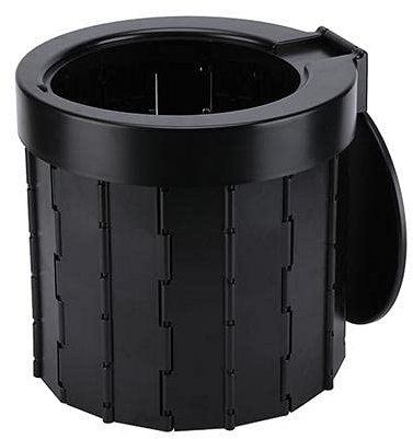 Tragbare Toilette Für Camping, Zusammenklappbare, Tragbare Toilette Für Auto, Reise-Toilette Für Camping, Wandern, Lange Reisen, Stau Und Ältere Menschen, Waschbar, Stabil, Mit Besserer Dichtabdeckung