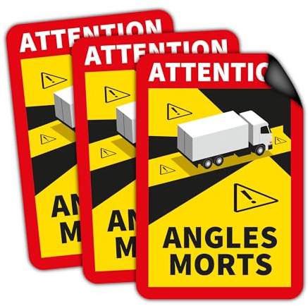 STROBO Angles Morts magnetiska skyltar och klistermärken