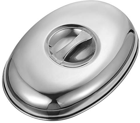 Round Griddle Cheese Melting Dome Stainless Steel Round Basting Steaming Cover Burger Lid Food Meal Steak Dish Lids Griddle Grill Accessories for Home Kitchen Cooking S Bell Tent