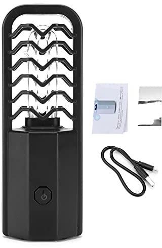 Tnfeeon Fish Tank UV Lamp, USB Powered Waterproof Submersible LED Clean Light for Pond Swimming Pool Bathroom Office Hotel(black)