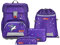 Step by Step Schulranzen-Set CLOUD Dreamy Pegasus Shadow, 5-teilig, lila, Pegasus-Design, ergonomischer Tornister mit Reflektoren, höhenverstellbar mit Hüftgurt, für die 1. bis 4. Klasse, 19L