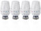 Thermostatkopf Heizkörperventil,4 Stück Thermostat-Heizkörperventil Ersatzkopf mit Thermostat-Ventilkopf,M30x1,5 Kühlerthermostat,Thermostatventile,Heizkörper Thermostatkopf Passend für Büro Zuhause