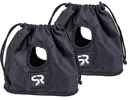 SUNRIDE Steigbügelschoner aus Polyester - leicht zu reinigen - mit einfachem Verschluss - als Schutz für Sattel und Steigbügel