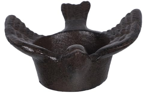 Garneck Bougeoir Decoratif Oiseau Metal Porte-Bougie Vintage Retro Support pour Bougie Chauffe-Plat Deco Interieur