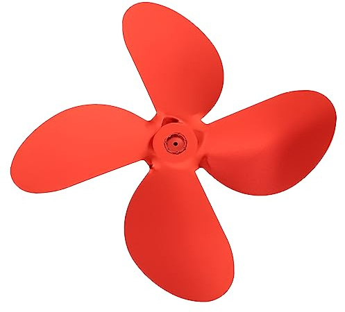 MOBUTOFU Aluminum Alloy Fan Blades for Fireplace Replaceable Stove Fan Blades Accessory for Home Heating Unit