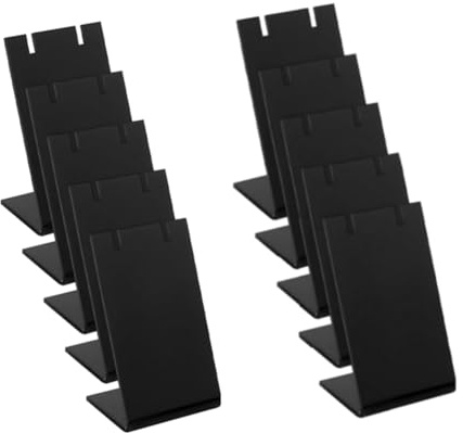Gokeet 10 Packungen Acryl-Ohrringhalter, Acryl-Ohrring-Präsentationsständer, Ohrstecker-Organizer-Ständer
