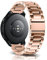 MiRowy 22mm Metal Correa para Amazfit Balance 2/Balance/Bip 6/Bip 5/5 Unity/Balance/Cheetah/Cheetah Pro, Inoxidable Pulseras de Repuesto para Amazfit GTR 4/GTR 3/3 Pro/2e/2eSIM, Oro Rosa