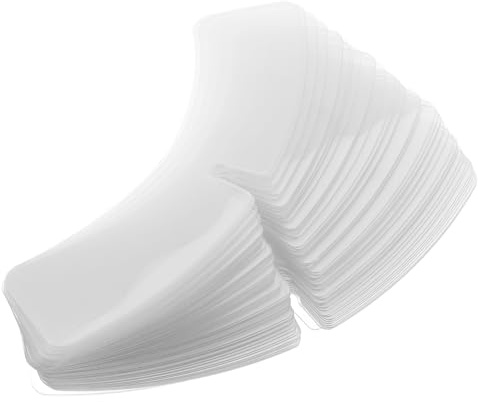 GLSTOY Supporto per Colletto in Plastico Trasparente da 100 Pezzi, Rinforzi per Colletto Camicie da Uomo, Facile da Usare e Leggero per Abbigliamento Elegante