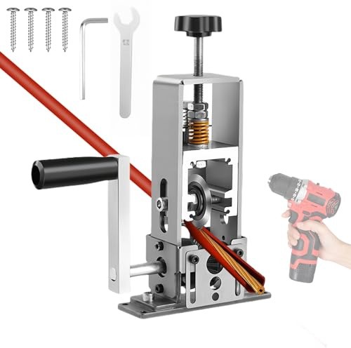 Máquina pelacables manual, herramienta pelacable diámetro 1 – 25 mm, mango extraíble, manivela o taladro eléctrico, pelacables para cortar desechos pelados