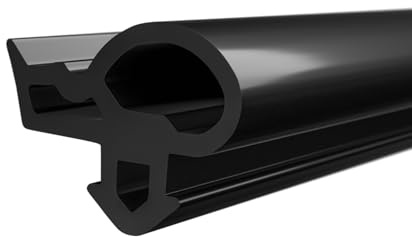 DQ-PP Joint d’étanchéité pour fenêtre – Noir – 10 m – S-1628 – Pour fenêtres DECCO en PVC – Joint en caoutchouc – Joint d’étanchéité en plastique pour fenêtre – Joint de profil pour porte et fenêtre