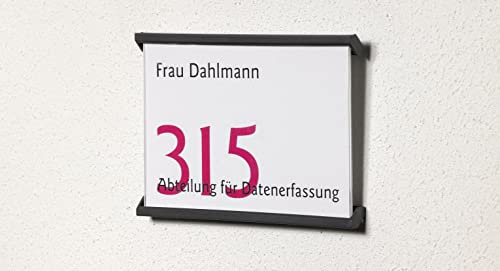 Türschild Simplex (148x105mm), Büroschild, Praxisschild, Firmenschild, Schild, Kunststoff, Türschild Büro