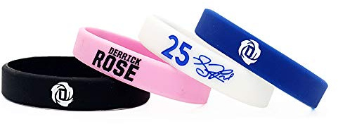 Basketball Spieler Porträt Armband Nummer 25 Silikon Inspirierende Wort Sport Schweißbänder 4 Stück