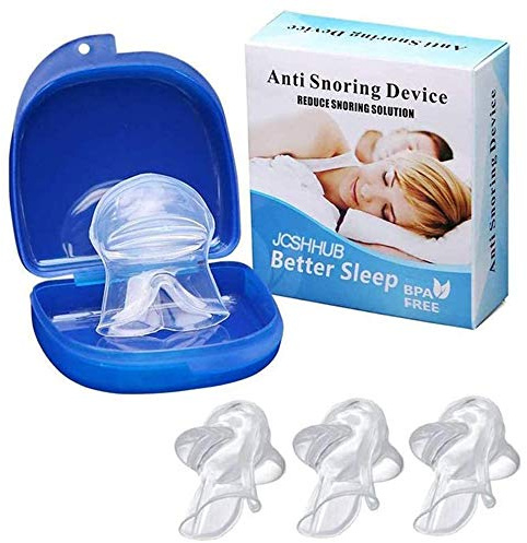 Silicona Apnea el Ayuda Sueño, Suave Transparente Saludable Dispositivo de Ayuda para Dormir Anti-Ronquidos, para Dejar de Roncar Ayuda a Mejorar el Sueño. (3 Pcs)