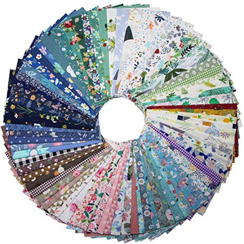 20 Stück Baumwollstoff Stoffe zum Nähen 30 x 25 cm Multi-Muster Stoff Baumwolle Patchwork Stoffe Paket für Quilten DIY Handwerk Scrapbooking (30 x 25 cm, Zufällige 20er Mustern)