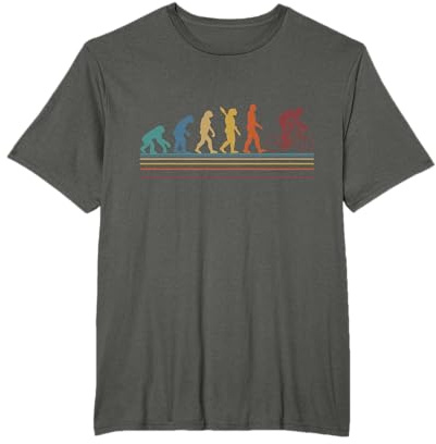 Ciclista Regalos Ciclismo Montar En Bicicleta Evolución Bici Camiseta
