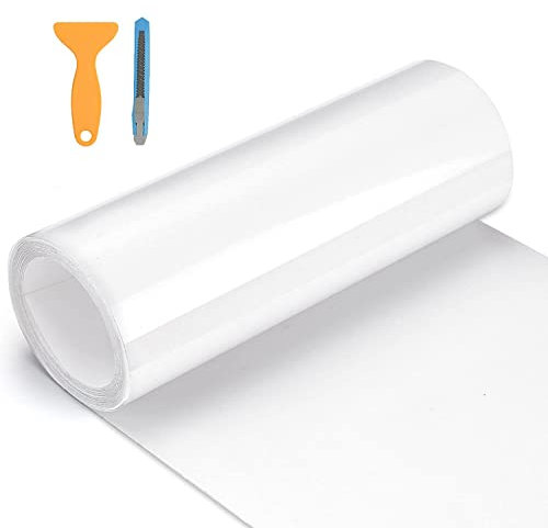 KALIWA Pellicola Protettiva Trasparente per la Vernice, per Auto/Bicicletta/Moto, Pellicola autoadesiva Protettiva per Bordo di carico, Trasparente e Niente Bolle (20cm*300cm)