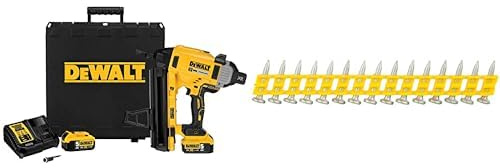 DEWALT - Cloueur Béton/Acier XR 18V 5 Ah - DCN890P2-QW & DEWALT Pointes Béton Standard pour Cloueur DCN890, 2.6x20mm Argent, DCN8901020