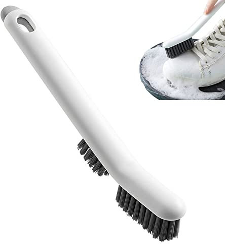 Dinntty Schuhwaschbürste Schuhbürste mit langem Griff Haushaltsweiche Borsten-Reinigungsbürste Kunststoff-Reinigungs-Waschbürste