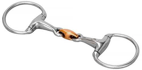 Start Gebiss Wassertrense Anatomisch doppelt gebrochen, Unterlegtrense doppelt gebrochen, massiv Olivenkopf, Anatomische Wassertrense (13,5)