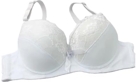 GDNIA Women's Double Push Up Lace Bra Thick Heavy Padded Add 1 Cup Size Underwire Lift Up Deep Plunge Everyday Bras