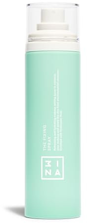 3INA MAKEUP - The Fixing Spray - Spray Fixateur de Maquillage avec Caféine & Acide Hyaluronique - Setting Spray Rafraîchisseur à Séchage Rapide - Tous Types de Peau - Vegan - Cruelty Free