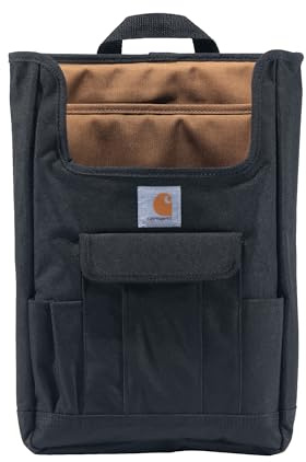 Carhartt Front Seat Car Organizer, Passenger Seat Storage & Organization for Books, Files, Folders, Laptop & More, Black