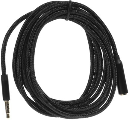Artibetter Prolunga Jack Cuffie 3,5mm Cavo Audio Maschio Femmina 2 Metri in Rame Intrecciato per Computer e Telefono Design Elegante Plug And Play per Vari Scenari