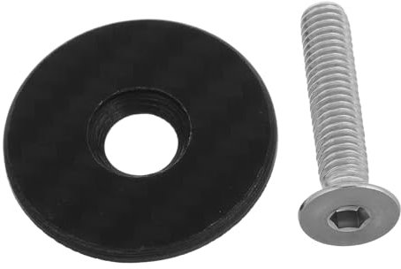 GAROZATION Mountainbike-vorbaukappe Carbonfaser Fahrrad-Headset-Schraube Fahrrad-schüsselabdeckung Kappe Rennrad-zubehör Einfach Zu Installierendes Fahrradteil