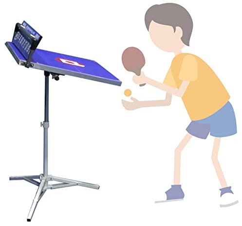 Freestanding Folding Table Tennis Rebound Board, Kids/Adult Self Training Pingpong Return Board Rebounder, for Ping-Pong Table