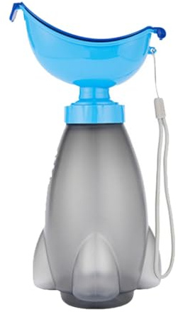 Furtryvl 600 ml Unisex Urinaltopf Tragbare Reise Urinalflaschen Unisex | Urinale Urinflaschen mit Deckel und Trichter Auslaufsicher Urinflasche für Frauen Männer Reise Urinal Wiederverwendbar Unisex