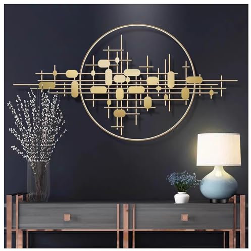 Yiustldd Arte murale in Metallo, Moderna Decorazione murale in Metallo 3D Scultura in bassorilievo per Soggiorno, Camera da Letto