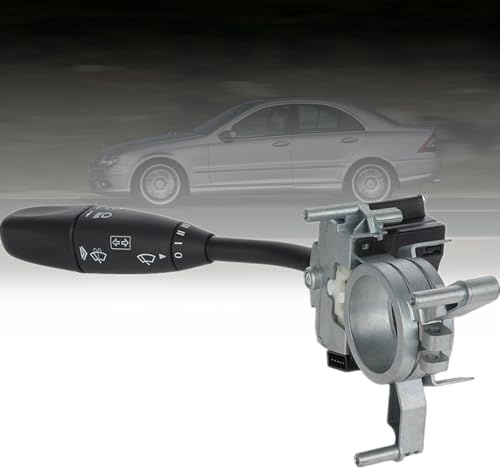 Interruptor Columna Dirección Mando Luces limpiaparabrisas Palanca Intermitente compatible con Mercedes Benz C-Klasse W203 S203 CL203 C209 A209 A0005452310 0005452310