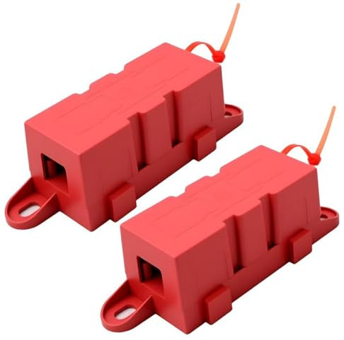 AMG MEGA Car Fuse Holder for ANM Bolt-on Fuse, High Temperature Resistant for Automotive & Medical Electronics, Household Appliances, Industrial & Communication Equipment, Lighting Fixtures - 2PCS